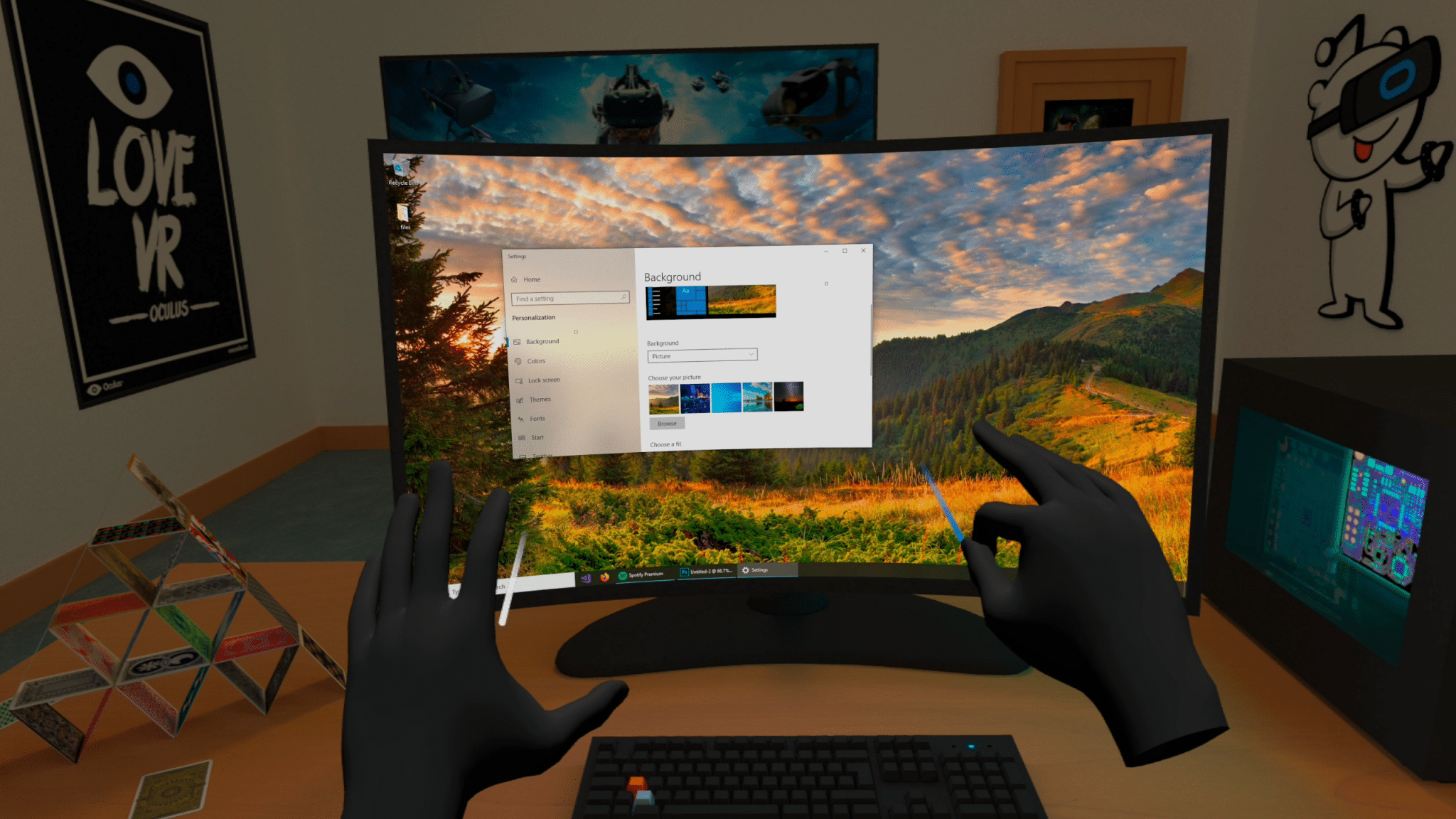 virtual desktop oculus rift s